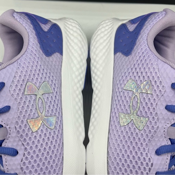 Under ArmourCharged Rogue Youth 3 (Big Kid) Purple Violet New In Box - Picture 11 of 14